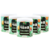 三只松鼠什锦罐头混合水果解馋即食便携小吃200g*5罐