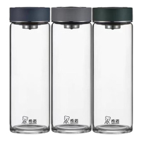 希诺玻璃杯475ml便携耐用单层XN-6088(颜色随机)