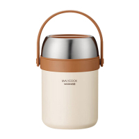 MAXCOOK美厨保温桶1.5L不锈钢莲子白MCTG2684