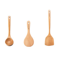 MAXCOOK美厨木铲3件套结实耐用一体成型MCCU647