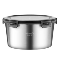 MAXCOOK美厨保鲜盒400ml不锈钢MCFT2783