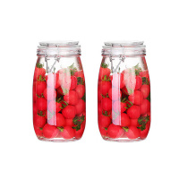 MAXCOOK美厨玻璃罐1500ml2个装经久耐用MCX1109