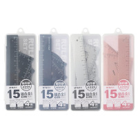 晨光套尺15cm*3套铝合金轻松测量ARL960G0(颜色随机)