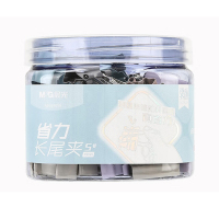 晨光长尾夹19mm40枚*1筒强力夹劲霁颜系列ABS916Y9