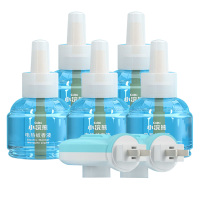 小浣熊驱蚊液45ml*5瓶环保fx1098x5+2(包装随机)