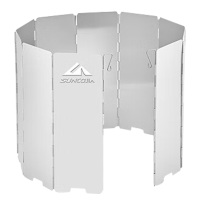 尚烤佳挡风板10片装可塑性强底部凹槽设计不锈钢插销SKJ-377