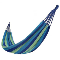 尚烤佳吊床单人双绳穿扣设计承重均匀加厚帆布抗撕裂懒阳系列LS-675