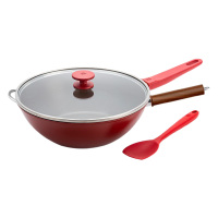 双立人炒锅28cm适用多种炉灶铝合金锅身耐刮擦65520-280