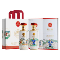 五粮液白酒500ml*4瓶智慧文创浓香型富贵吉祥款1276090
