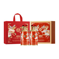 五粮液白酒500ml*2瓶纯粮食文创富贵吉祥款1276097