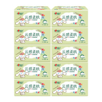心相印面巾纸100抽*10包云感柔肤IP23款DT17100包-10