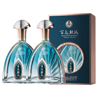 五粮液白酒500mL*2瓶浓香型52度百鸟朝凤宝石蓝系列1276102