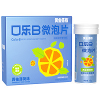 黄金搭档口乐B微泡片口气更清新维持口腔菌群平衡15g*3支