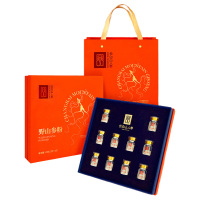 长白山人参野山参粉地道参源入口回甘粉质细腻礼盒装1g*10支