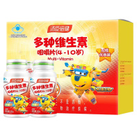 汤臣倍健多种维生素咀嚼片果味香甜咀嚼易服超级飞侠款60片*2瓶