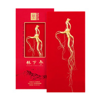 长白山人参野山参芦碗深节多参须茂密皮老纹深肉质紧实盒装5g