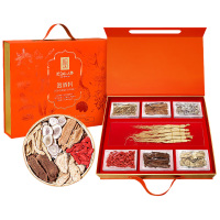 长白山人参泡酒料整参入料皂苷富集醇酿入味暖身益元盒装215g