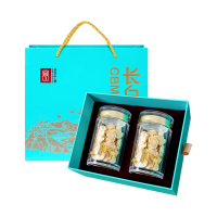 长白山人参西洋参片质地饱满片薄易吸收参味浓郁盒装100g