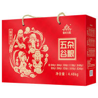 柴火大院杂粮礼盒香气浓郁颗粒饱满色泽晶莹剔透福禄寿喜款4.48kg