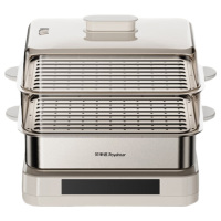 荣事达电蒸锅20L多功能家用大容量隔热防烫可视蒸笼RS-ZG15KH2