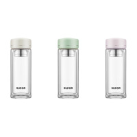 苏泊尔玻璃杯280ml泡茶便携KCG28BQ10(颜色随机)