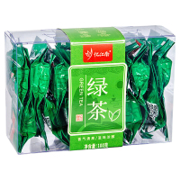 忆江南清香绿茶芽叶细嫩清香甘醇入口柔和回甘耐泡盒装100g