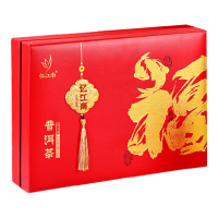 忆江南福至普洱茶龙凤呈祥饱满肥厚武夷岩韵吉庆礼盒装300g