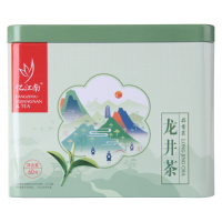 忆江南杭州钱塘龙井茶味道醇正手工采摘古法精制茶汤明亮罐装60g