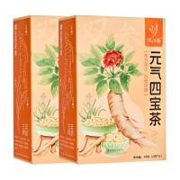 忆江南元气四宝茶饱满肉厚营养丰富浓郁参香纹理清晰盒装90g*2盒