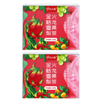 忆江南金桔雪梨火龙果茶浓郁清甜果香四溢新鲜果切盒装105g*2盒