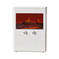 OLAYKS加湿器3L大喷雾空气仿真火焰陶白色OLK-JSQ02