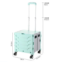 露营购物车方便快捷坚实耐用可折叠可拆洗30cm