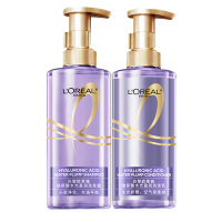 欧莱雅洗护组合2件套紫安瓶玻尿酸控油蓬松清爽440ml*2