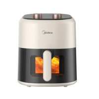 美的空气炸锅4.5L 高清可视窗家用大容量多用途MF-KZE4581BD