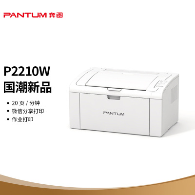 奔图(PANTUM)P2210W激光打印机 A4单打打印机