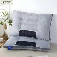 悠梦嘉居 立体磁疗枕成人枕 蓝灰单个 YZ-1103