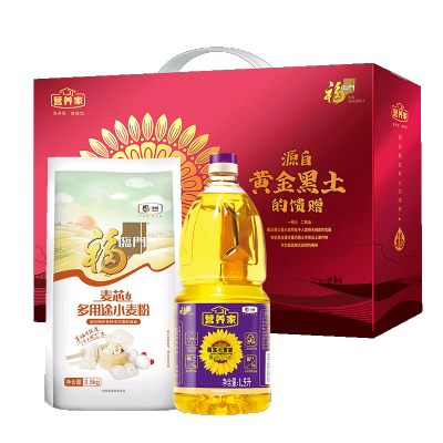 福临门粮油伴手礼E款 2500g+1500ml