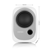 漫步者 EDIFIER 音箱 R12U 2.0USB 电脑音箱 (白色)