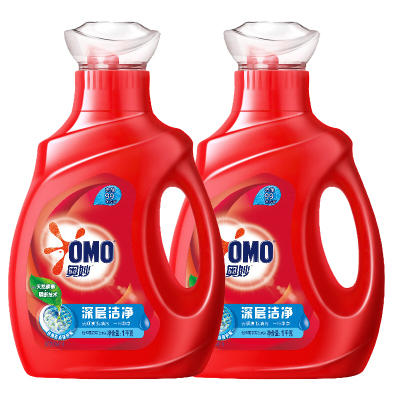 奥妙(omo)深层洁净洗衣液1kg*2