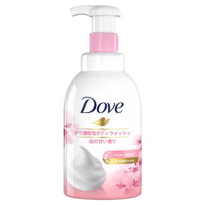 多芬(DOVE)樱花甜香浓密沐浴泡泡400ml