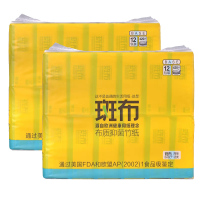 斑布 本色抽纸12包*2提 便携式纸巾软抽35片/包*12包/提 BCFC35-12