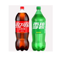 可口可乐(Coca-Cola)碳酸汽水饮料 家庭装大包装 可口可乐+雪碧2L