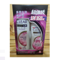 清扬(CLEAR)去屑洗发露洗发水多效水润养护型(400ml+160ml)