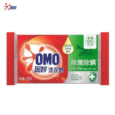 奥妙(omo)除菌除螨洗衣皂 220g