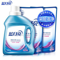 蓝月亮 洁净洗衣液3kg(1kg/瓶+1kg*2袋)10001473