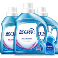 蓝月亮薰衣草洁净洗衣液4瓶(2kg*1瓶+1kg*2瓶+白兰旅行装80g*1瓶)