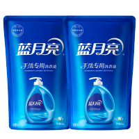 蓝月亮手洗袋装内衣净洗衣液 补充装 风清兰白 1kg*2袋