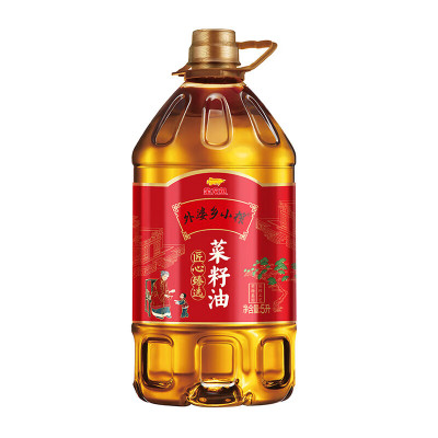金龙鱼 小榨匠心臻选菜籽油5L