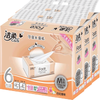 洁柔抽 粉软抽百花香味120抽*6包*3提 073-06