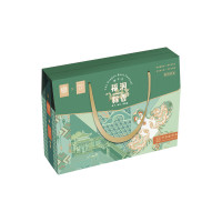 稻香村 福润稻香820g粽子礼盒 端午福利鲜肉棕咸鸭蛋锅盔糕点